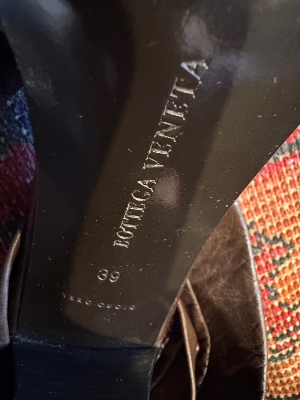 Bottega Veneta Brown Leather Wrap Sandals - Picture 5 of 5